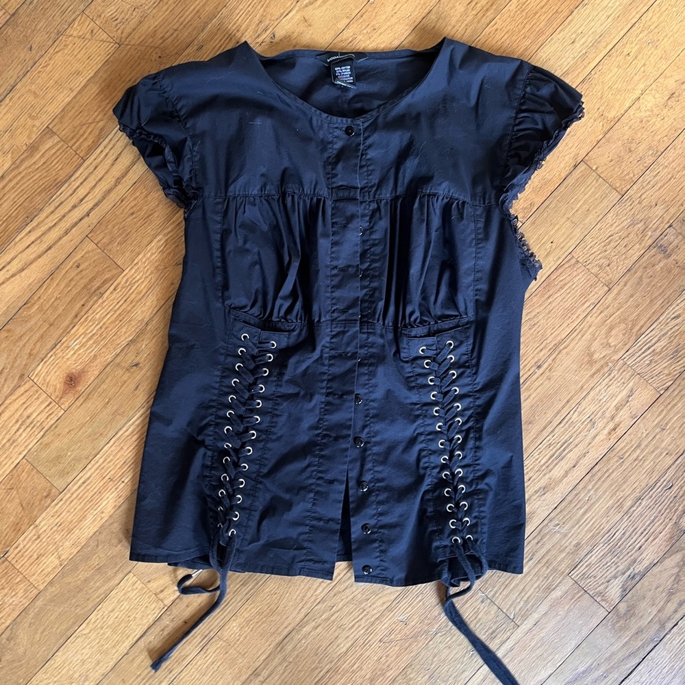 Moda International Black Corset Top